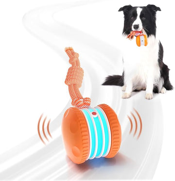 Interactive Electric Moving Dog Ball with Rope – Random Path Toy for Active Play
