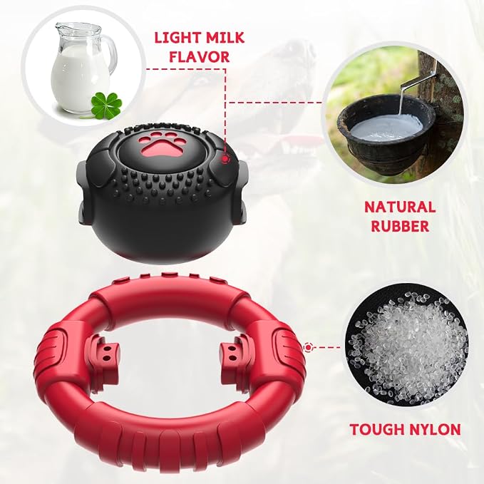 Indestructible Dog Chew Toy for Boredom Relief & Active Play